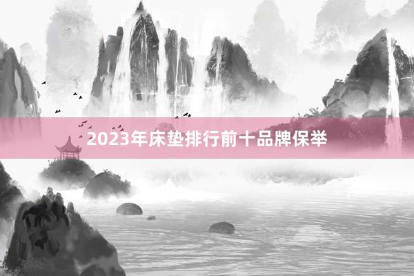 2023年床垫排行前十品牌保举
